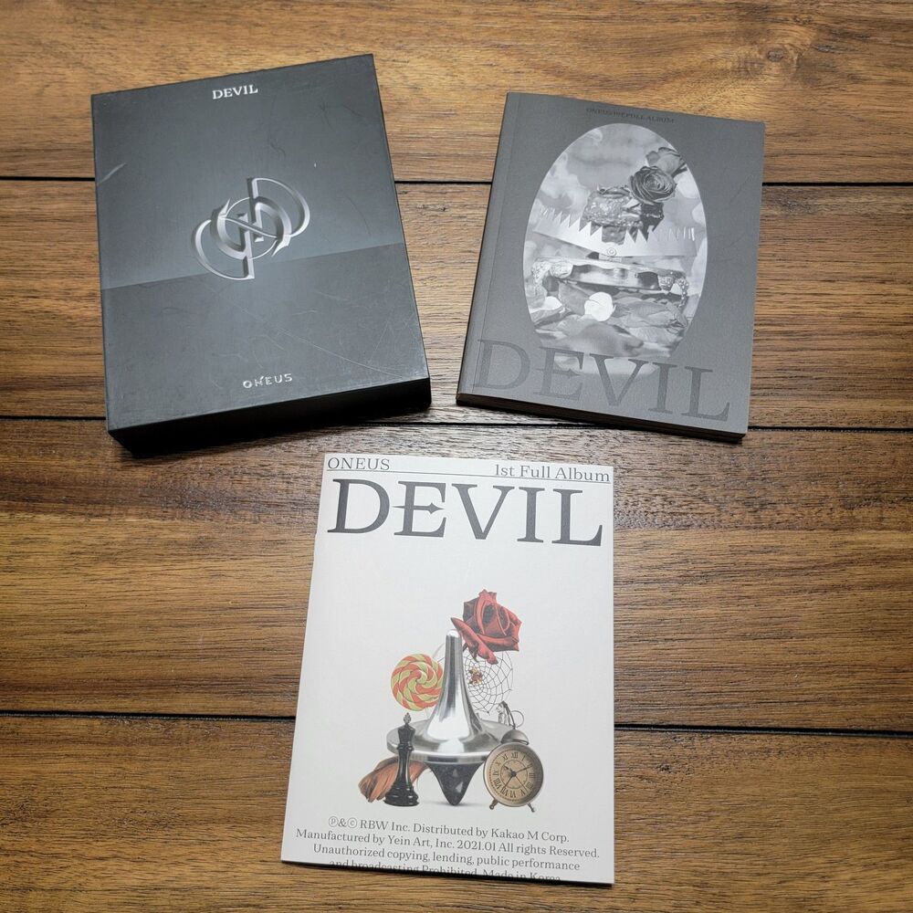 CD Oneus: Devil - First Full Album (Black Version)